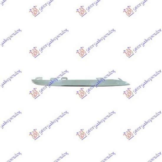 Bandou Grila MERCEDES C-CLASS W205 2013-> Ornament grila fata inferior cromat stanga Perioada 2014 2015 2016 2017 2018