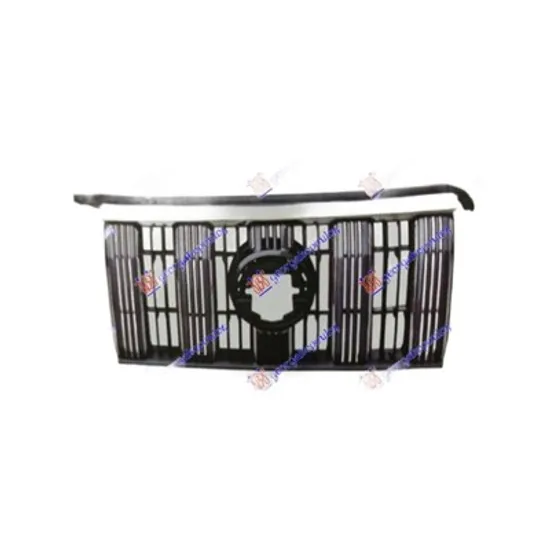 Grila Radiator TOYOTA LAND CRUISER PRADO J15 2009-> Grila radiator negru cu bandou cromat Perioada 2017 2018 2019 2020 2021 2022 2023