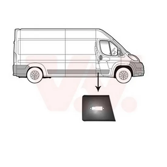Bandou Lateral PEUGEOT BOXER 2006-> Bandou stalp fata cu gaura semnal dreapta Perioada 2006 2007 2008 2009 2010 2011 2012 2013 2014 2015 2016 2017 2018 2019 2020
