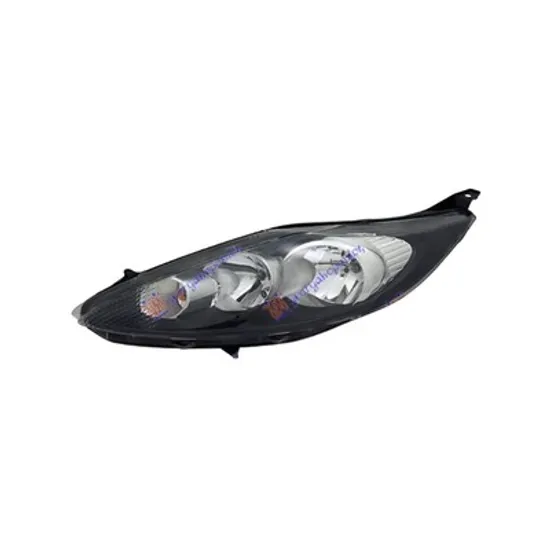Faruri FORD FIESTA 5 JH 2008->2017 Far negru original cu motor stanga Perioada 2008 2009 2010 2011 2012 2013
