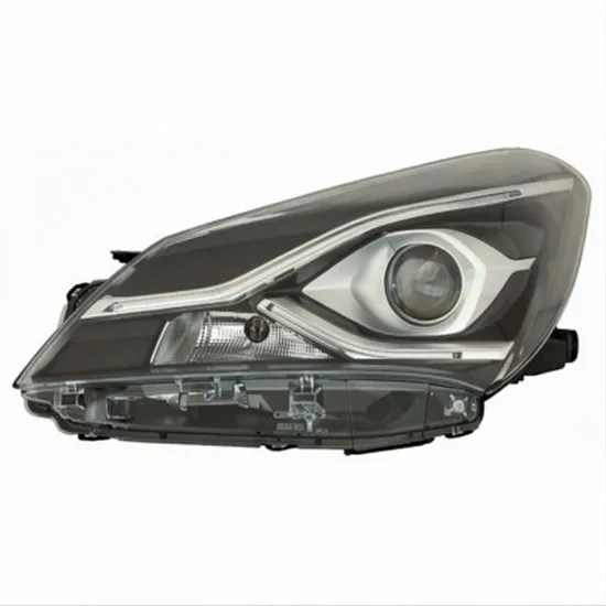 Faruri TOYOTA YARIS 2013->2020 Far reglaj electric (cu proiector) cu Daylight LED (E) (DEPO) DREAPTA Perioada 2013 2014 2015 2016 2017 2018 2019 2020