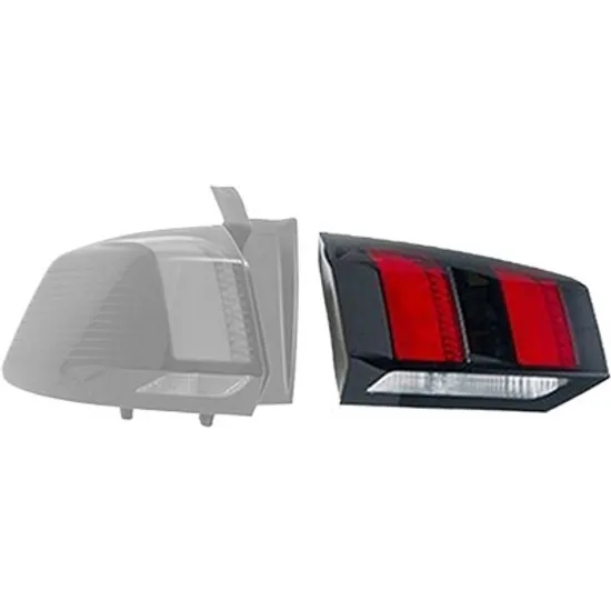 Lampa stop spate stanga PEUGEOT 5008 2 2016-> perioada 2016 2017 2018 2019 2020 2021 , rosu/negru, interior, cu bec LED