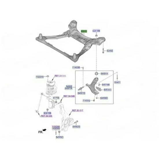 Suport Motor HYUNDAI STARIA 2025-> Suport motor (O) Perioada 2025