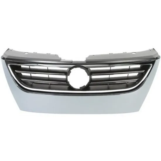 Grila Radiator VW PASSAT CC 2008->2012 Grila radiator cu ornament cromat fara senzori parcare Perioada 2008 2009 2010 2011 2012
