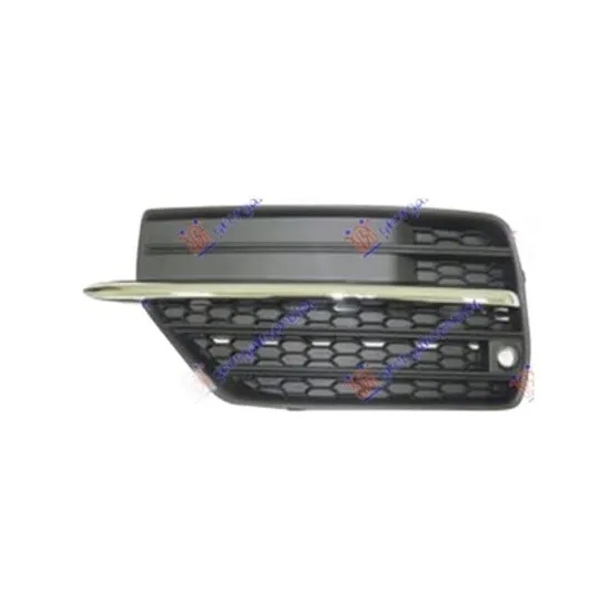Grila Bara VOLVO XC90 2 2014-> Grila bara fata cu gauri senzori parcare stanga Perioada 2014 2015 2016 2017 2018 2019 2020