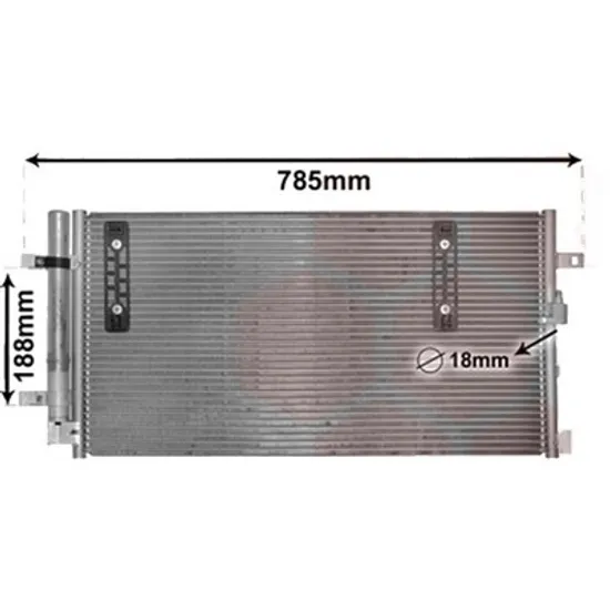Radiator aer conditionat BMW 4 Gran Coupe F36 2014-> 428 i xDrive 180KW 245CP , pentru motor N20 B20 A, N26 B20 A perioada 2014 2015 2016