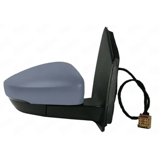 Oglinda VW POLO 6R1 2009->2020 Oglinda exterioara electrica cu incalzire pentru vopsit (cu semnal) (mufa patrata) DREAPTA Perioada 2014 2015 2016 2017