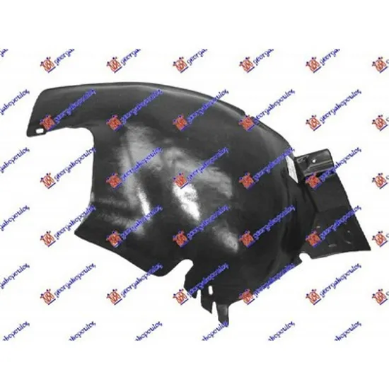 Carenaj fata PEUGEOT 206 1998->2007 Carenaj aripa fata dreapta, partea din spate , pentru XS/S16/GT/Gti Perioada 1998 1999 2000 2001 2002 2003 2004