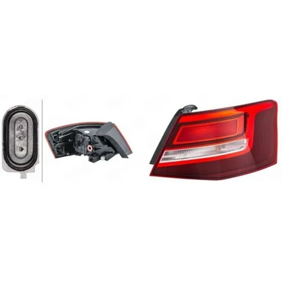 Stop Spate AUDI A3 Sportback 8VA, 8VF 2012->2020 Lampa stop spate exterior LED (HELLA) DREAPTA Perioada 2016 2017 2018 2019 2020