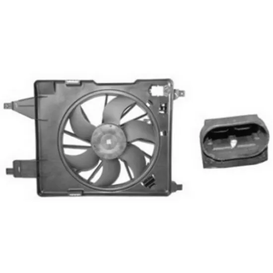 Ventilator Motor RENAULT SCENIC 2 2003->2009 Electroventilator motor complet benzina/diesel Perioada 2003 2004 2005 2006 2007 2008