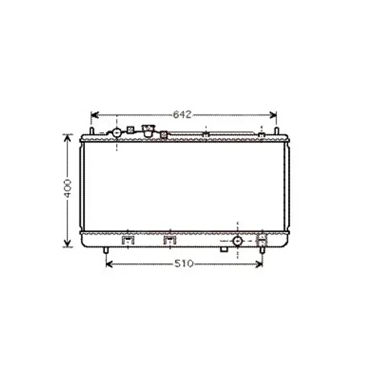 Radiator apa MAZDA 323 BJ 1998->2004 pentru 1.3, perioada 2001 2002 2003 2004