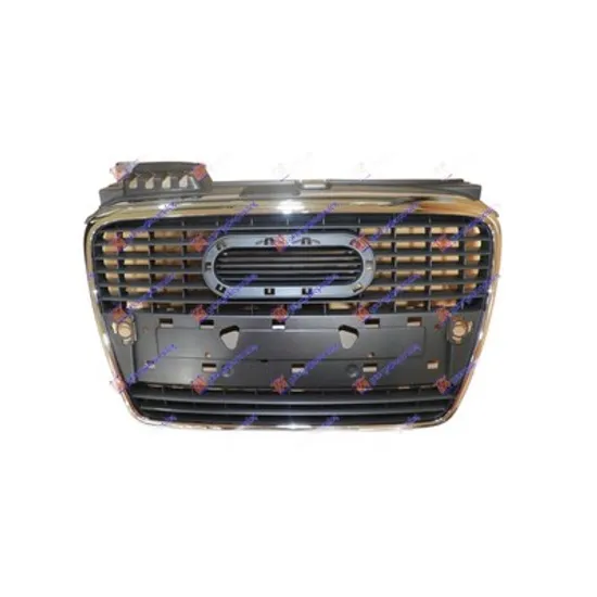 Grila Radiator AUDI A4 8EC, B7 2004->2008 Grila radiator cu rama cromata Perioada 2004 2005 2006 2007 2008