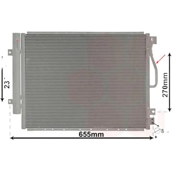 Radiator aer conditionat CITROEN C4 AIRCROSS 2010-> pentru 2.0 AWC, perioada 2012 2013 2014 2015 2016 2017
