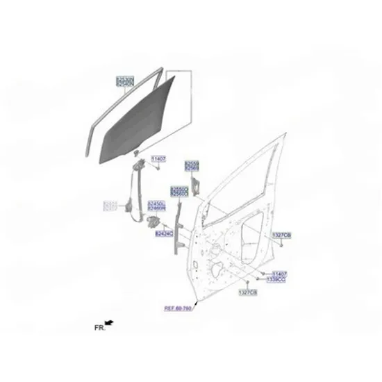 Macara Usa HYUNDAI STARIA 2025-> Macara usa fata electrica (O) DREAPTA Perioada 2025