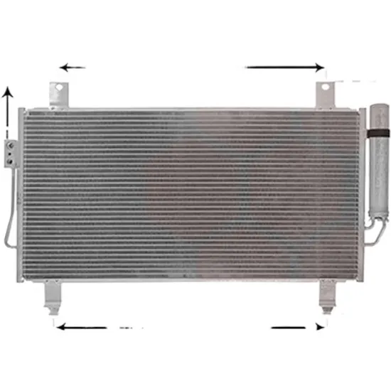 Radiator aer conditionat CITROEN JUMPY 2016-> pentru 1.6 BlueHDi 115, perioada 2016 2017 2018 2019 2020 2021