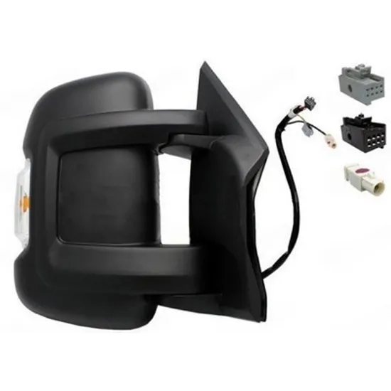 Oglinda CITROEN JUMPER 2006-> Oglinda exterioara electrica cu incalzire cu rabatare electrica scurt (cu semnal si antena) (cu lampa pozitie 16W) (10Pin) DREAPTA Perioada 2006 2007 2008 2009 2010 2011 2012 2013 2014