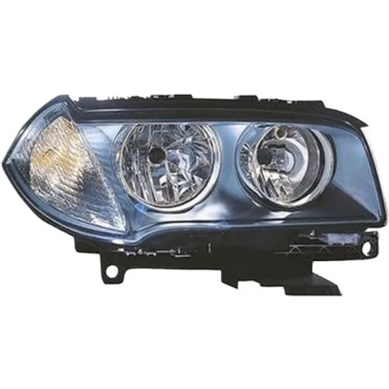 Far dreapta BMW X3 E83 2003->2011 perioada 2008 2009 2010 cu motor reglaj, semnal transparent, cu reglaj electric, cu bec H7/H7