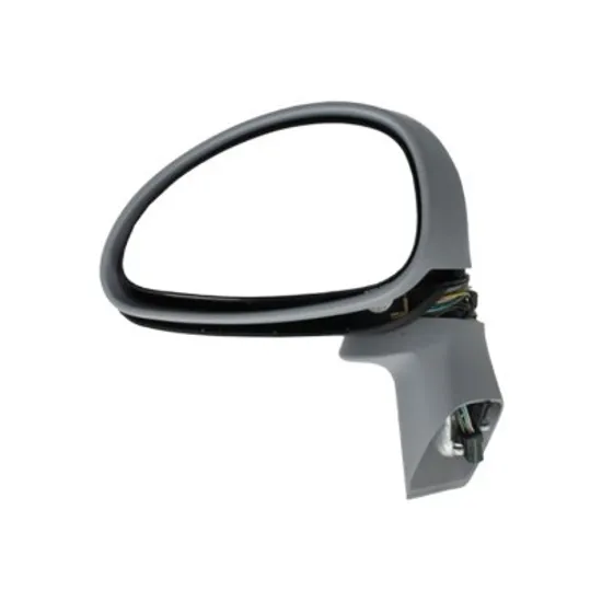 Oglinda exterioara stanga CITROEN C4 1 LC 2004->2012, C4 COUPE 2004->2013 perioada 2004 2005 2006 2007 2008 2009 2010 2011 pana la an de fabricatie 03/2009, cu semnal, inaltime cm 32, latime cm 21, lungime cm 21, reglaj electric, cu incalzire, prevopsit grund