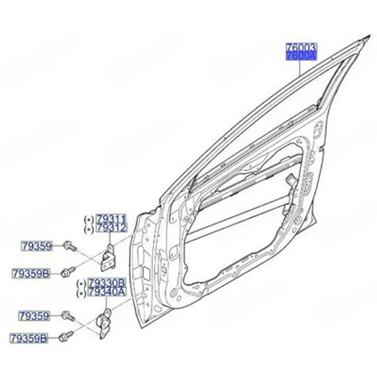 Usa Fata HYUNDAI i30 2017-> Usa fata (O) DREAPTA Perioada 2020 2021 2022 2023 2024 2025