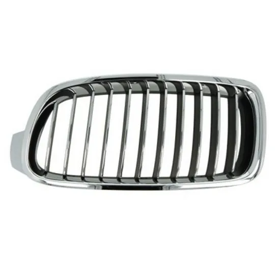Grila Radiator BMW 3 F30 2011->2018 Grila radiator stanga negru/crom/crom Perioada 2011 2012 2013 2014 2015 2016 2017