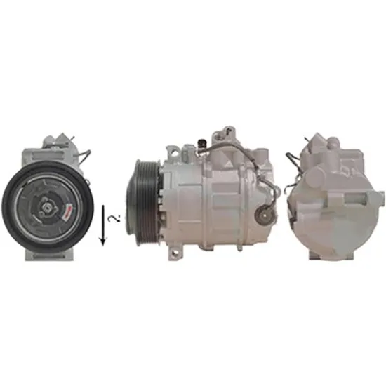 Compresor aer conditionat MERCEDES CLC-CLASS CL203 2008->2011 pentru CLC 200 Kompressor , perioada 2008 2009 2010 2011
