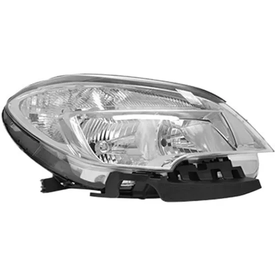 Far dreapta OPEL MOKKA / MOKKA X 2012->2020 perioada 2013 2014 2015 2016 2017 2018 pana la an de fabricatie 2014, pana la serie sasiu EB999999, cu motor reglaj, cromat, cu reglaj electric, cu bec H7/HB3, cu bec W21W, cu bec W5W