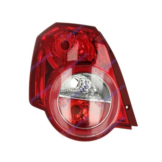 Lampa stop spate stanga CHEVROLET KALOS hatchback T250 2006-> perioada 2008 2009 2010 2011 2012 2013 , semnal transparent, cu lampa de ceata