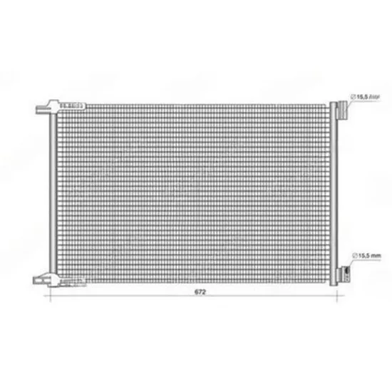 Radiator Aer Conditionat MERCEDES S-CLASS W222 2013->2020 Radiator condensator aer conditionat 3.0-4.0-6.0 benzina/hybrid - 2.9-3.0 diesel (645x449x12) Perioada 2013 2014 2015 2016 2017