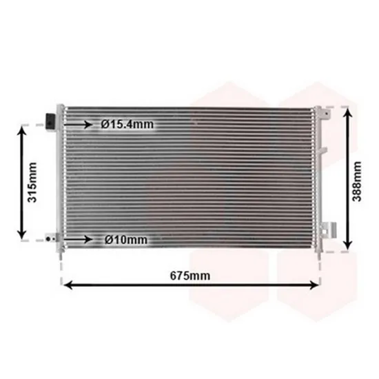 Radiator Aer Conditionat HONDA ACCORD 7 EURO 2003->2012 Radiator aer conditionat 2,0 - 2,4 benzina (65,3x35,6x1,6) Perioada 2003 2004 2005 2006 2007 2008