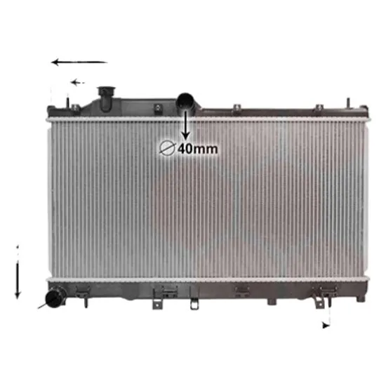Radiator apa SUBARU FORESTER SJ 2012-> pentru 2.5 AWD, 2.5 AWD, perioada 2012 2013 2014 2015 2016 2017