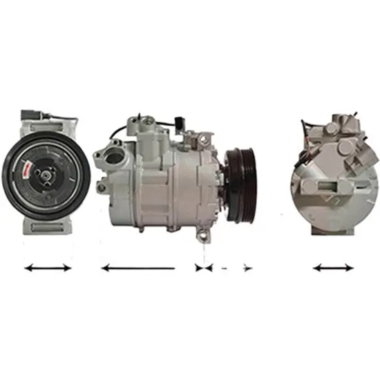 Compresor aer conditionat AUDI A4 8E2; B6 2000->2005 pentru 1.9 TDI quattro, perioada 2001 2002 2003 2004