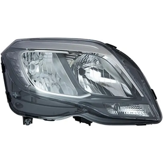 Far stanga MERCEDES GLK-CLASS X204 2008->2015 perioada 2009 2010 2011 2012 2013 2014 2015 de la an de fabricatie 2012, cu motor reglaj, cu reglaj electric, cu lumina de zi, cu bec H15, cu bec H7