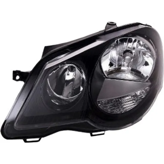 Far stanga VW POLO 9N 2001->2012 perioada 2005 2006 2007 2008 2009 cu motor reglaj, cu reglaj electric,