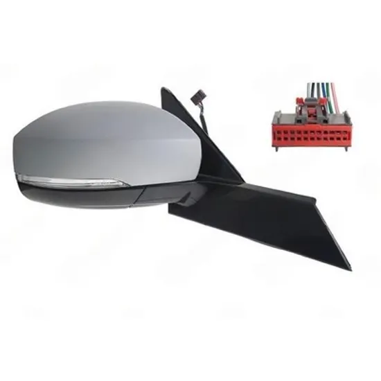 Oglinda LAND ROVER DISCOVERY 5 2016-> Oglinda exterioara electrica cu incalzire cu rabatare electrica pentru vopsit cu memorie (Heliomata) (cu semnal si lampa podea si senzor banda) (16 PIN) (L DREAPTA Perioada 2016 2017 2018 2019 2020 2021