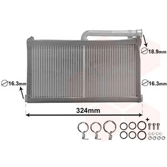 Radiator Incalzire AUDI A6 C6 2004->2011 Calorifer (BR) (145x295x26) Perioada 2004 2005 2006 2007 2008 2009 2010 2011