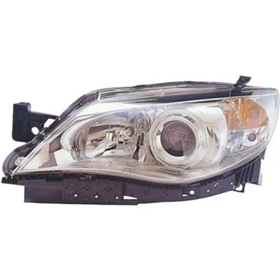 Far stanga SUBARU IMPREZA 2007->2015 perioada 2008 2009 2010 2011 2012 2013 pana la an de fabricatie 2011, fara motor reglaj, semnal transparent, cu reglaj electric, cu bec H7/HB3