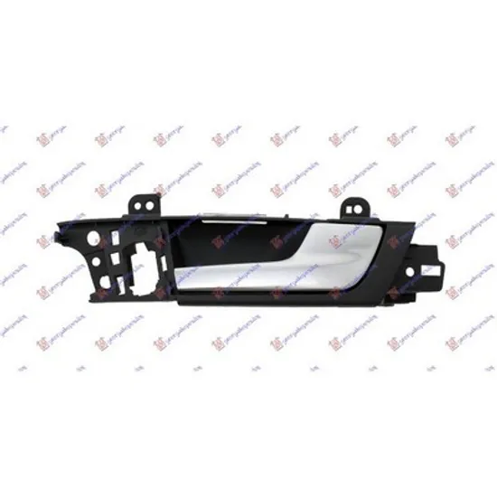 Maner Usa AUDI A3 8P1 2003->2012 Maner usa fata interior argintiu/negru dreapta Perioada 2003 2004 2005 2006 2007 2008 2009 2010 2011 2012