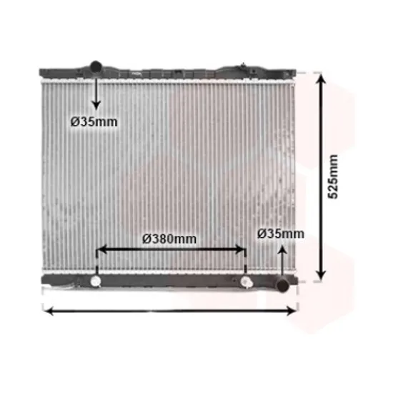 Radiator apa KIA SORENTO 1 2002->2009 pentru 2.4, perioada 2002 2003 2004 2005 2006 2007 2008 2009