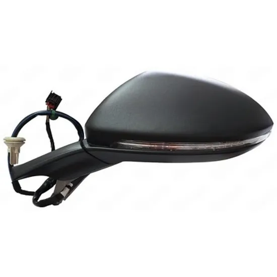 Oglinda VW GOLF 7 2012->2020 Oglinda exterioara electrica cu incalzire cu rabatare electrica pentru vopsit (cu semnal si lampa podea) STANGA Perioada 2013 2014 2015 2016