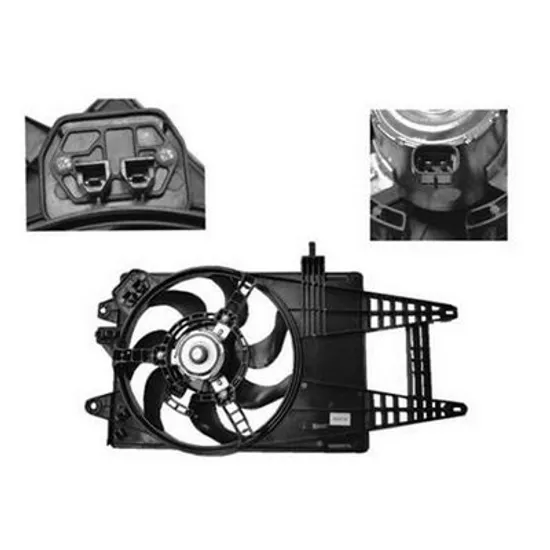 Ventilator Motor FIAT PUNTO 188 1999->2012 Electroventilator complet 1,4L cu aer conditionat Perioada 1999 2000 2001 2002 2003 2004 2005 2006 2007 2008 2009 2010 2011