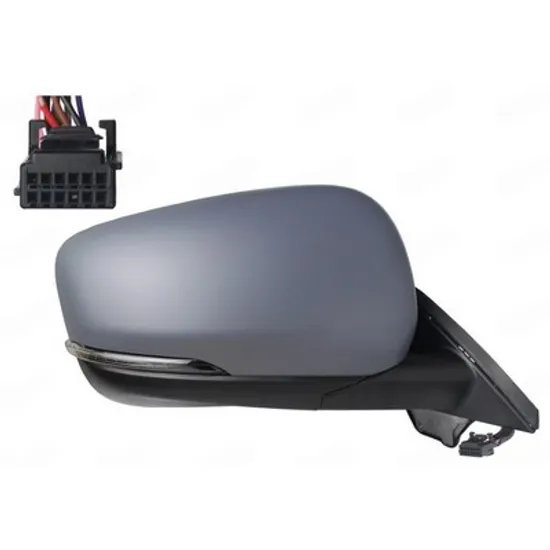 Oglinda NISSAN TOWNSTAR 2021-> Oglinda exterioara electrica cu incalzire pentru vopsit (cu semnal LED si senzor banda si senzor) (10 PIN) DREAPTA Perioada 2021 2022 2023 2024 2025