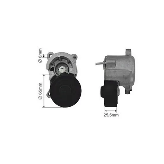 INTINZATOR CUREA TRANSMISIE CITROEN JUMPY 2 -100KW/136CP- 1997cmc, pentru motor RFN (EW10J4), perioada 2000,2001,2002,2003,2004,2005,2006