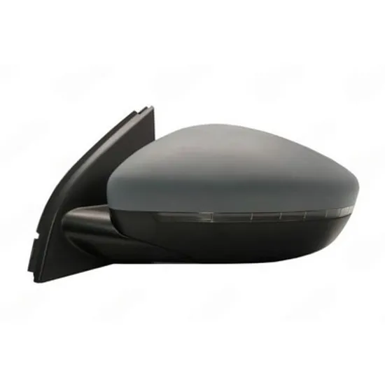 Oglinda PEUGEOT 308 2 2013->2021 Oglinda exterioara electrica cu incalzire cu rabatare electrica pentru vopsit (cu semnal si lampa podea si senzor banda) STANGA Perioada 2013 2014 2015 2016 2017