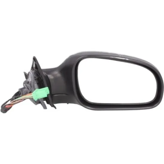 Oglinda exterioara dreapta VOLVO S80 1 1998->2006 perioada 1998 1999 2000 2001 2002 2003 2004 2005 2006 pana la an de fabricatie 04/2004, inaltime cm 18, latime cm 21,2, lungime cm 35, reglaj electric, numar pini 13, cu memorie, cu incalzire, rabatare electrica, prevopsit grund,