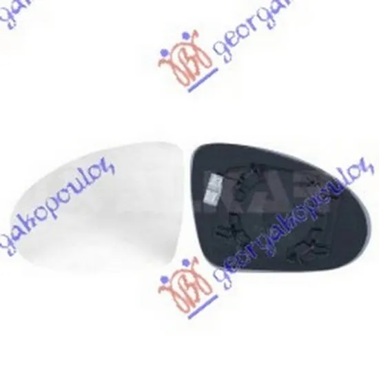 Sticla Oglinda SMART FORFOUR 454 2004->2006 Geam oglinda stanga cu incalzire Perioada 2004 2005 2006 2007 2008 2009 2010 2011 2012 2013