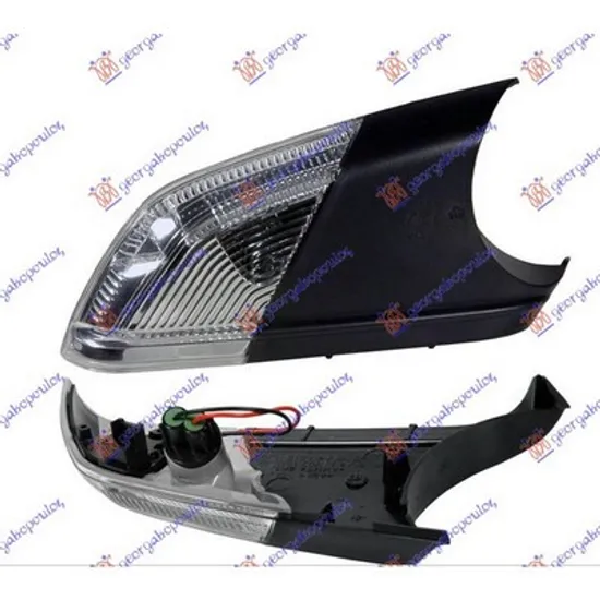 Semnalizator SKODA OCTAVIA 2 2004->2013 Semnal lateral oglinda cu lampa podea original dreapta 2004->2008 Perioada 2004 2005 2006 2007 2008 2009