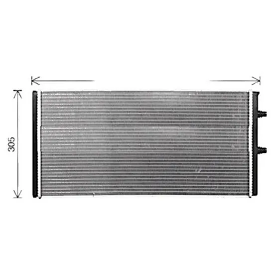 Radiator apa BMW 4 Coupe F32; F82 2013->, 4 Cabriolet F33 2013-> pentru M4, perioada 2014 2015 2016 2017 2018 2019