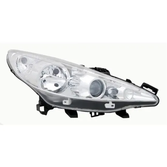 Faruri PEUGEOT 207 2006->2015 Far cu proiector cu lumina de banda VALEO dreapta Perioada 2006 2007 2008 2009 2010 2011 2012