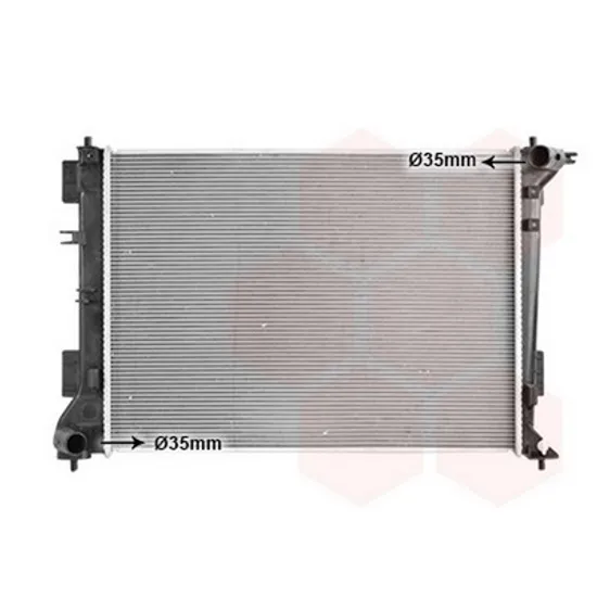 Radiator Motor HYUNDAI TUCSON 3 2015->2020 Radiator apa 1.6 GDi - 2.0i benzina MANUAL (640x460) (CZECH) Perioada 2015 2016 2017 2018 2019 2020 2021