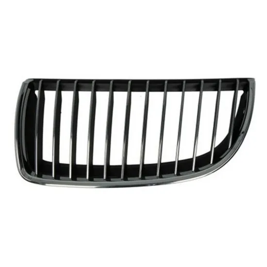 Grila Radiator BMW 3 E90 2004->2011 Grila radiator stanga, negru/crom/crom (E90/E91 01.05-09.08) Perioada 2005 2006 2007 2008